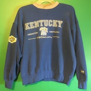 Kentucky Wildcats UK Vintage Crewneck Large